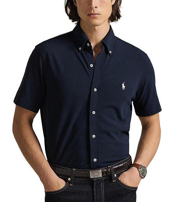 Polo Ralph Lauren Featherweight Mesh Short Sleeve Woven Shirt Product Image
