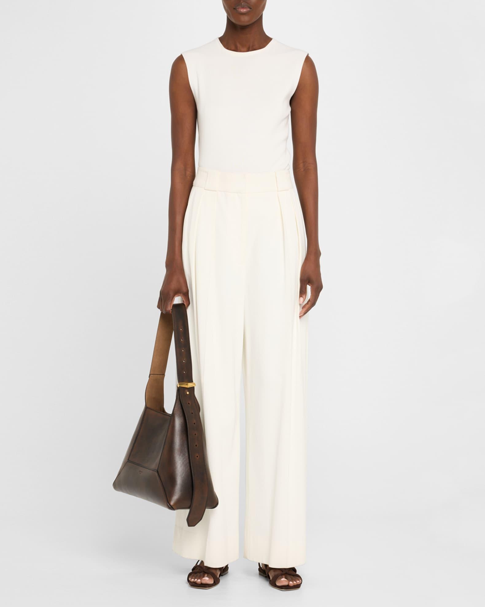 Diamond Medium Brushed Leather Hobo Bag Product Image