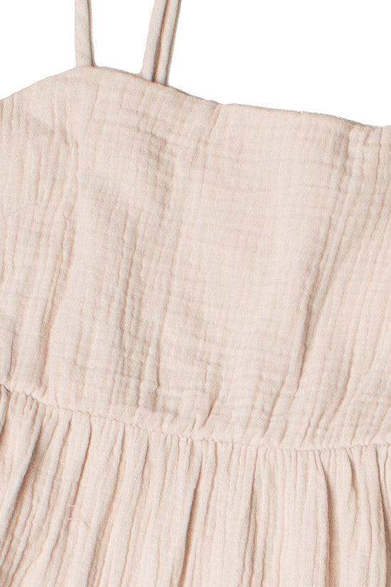 Tiered Gauze Midi Dress Product Image