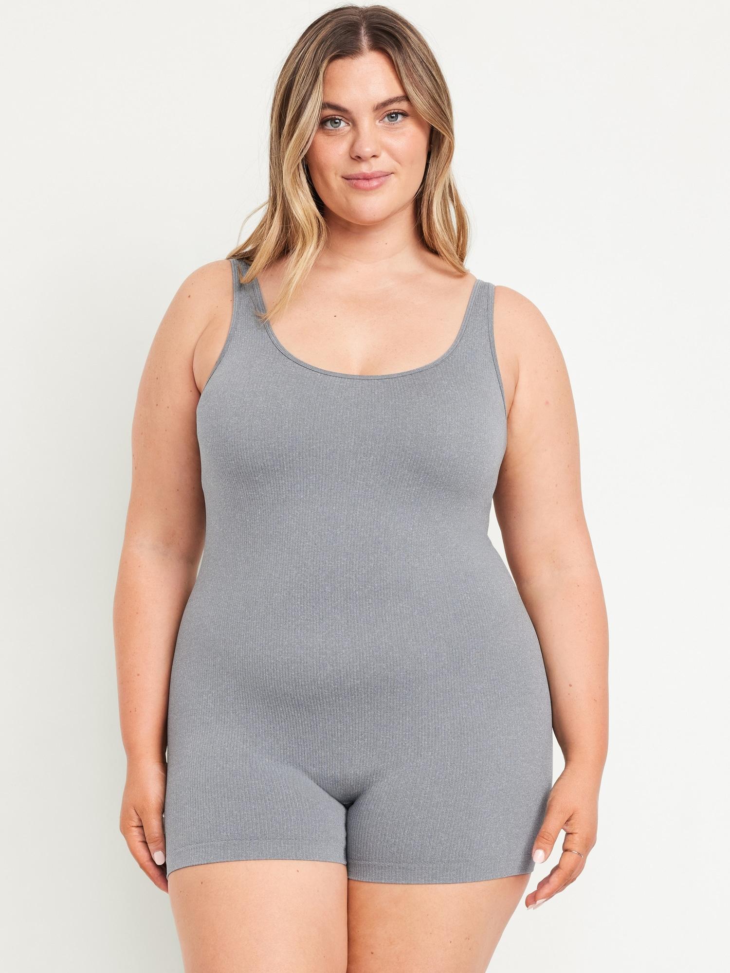 Seamless Ribbed Short Bodysuit Product Image