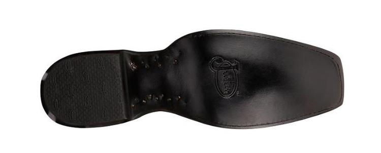 SALE Justin® Men's Black Brindle 13" Cutter Toe Boots Product Image