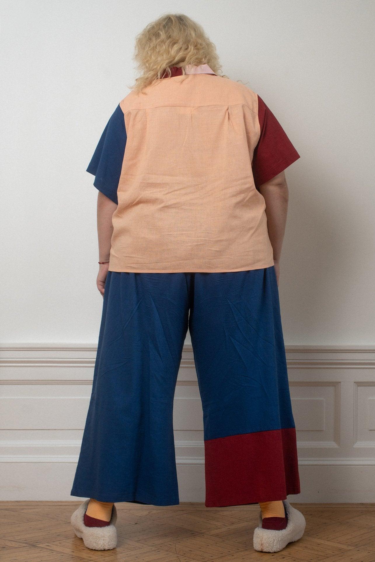 Long Lounge Set - Peach Block Product Image