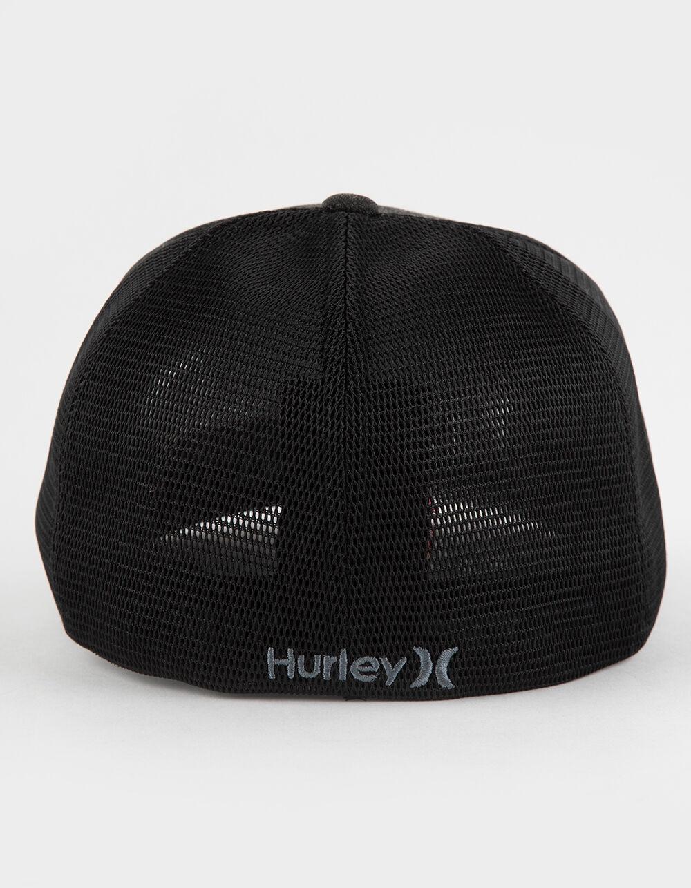 HURLEY Oceanside Mens Trucker Flexfit Hat - BLACK Product Image