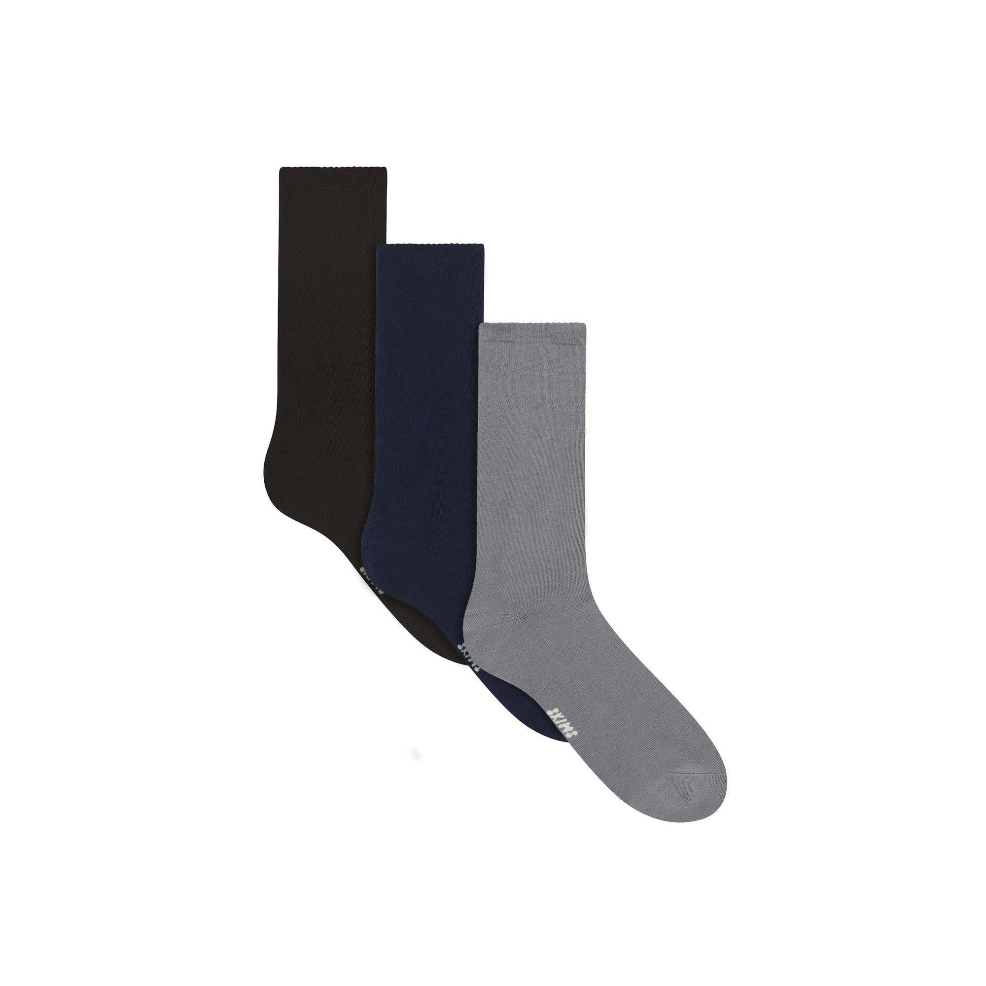 MENS DAY SOCK 3-PACK | GUNMETAL NAVY MULTI Product Image