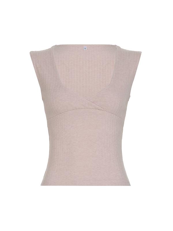 Crossover V-Neck Sexy Tank Top Product Image