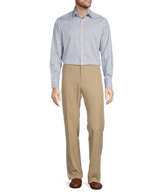 Hart Schaffner Marx State Street Essentials Long Sleeve Spread Collar Checkered Sport Shirt Product Image