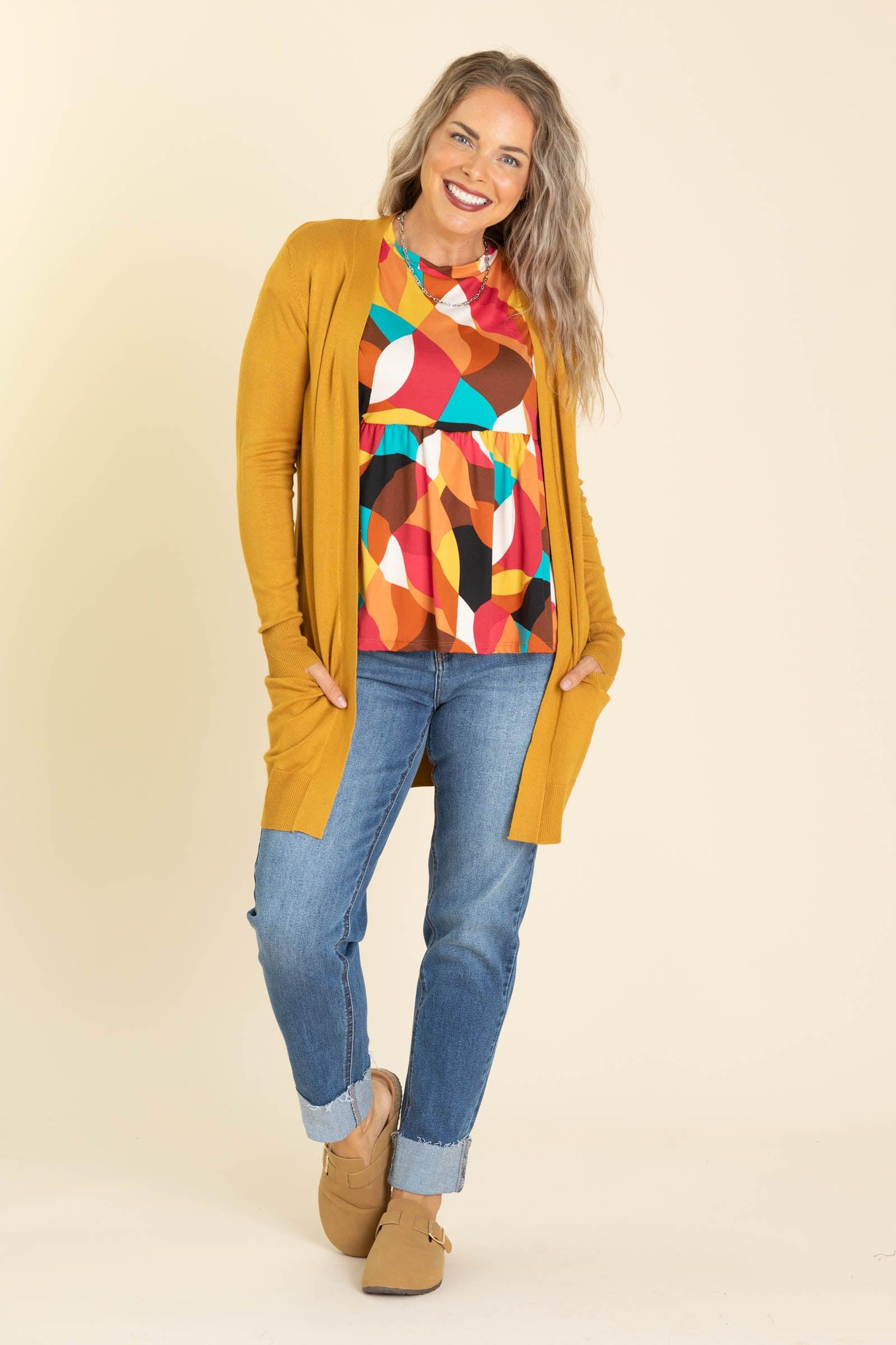 Lightweight Mid Length Cardigan Product Image