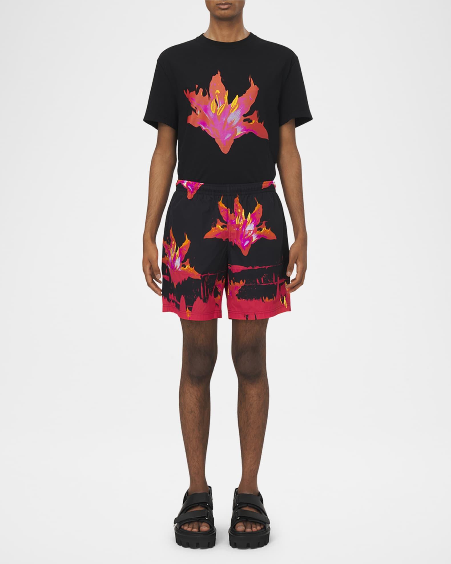 Mens Fire Lily Swim Trunks Product Image