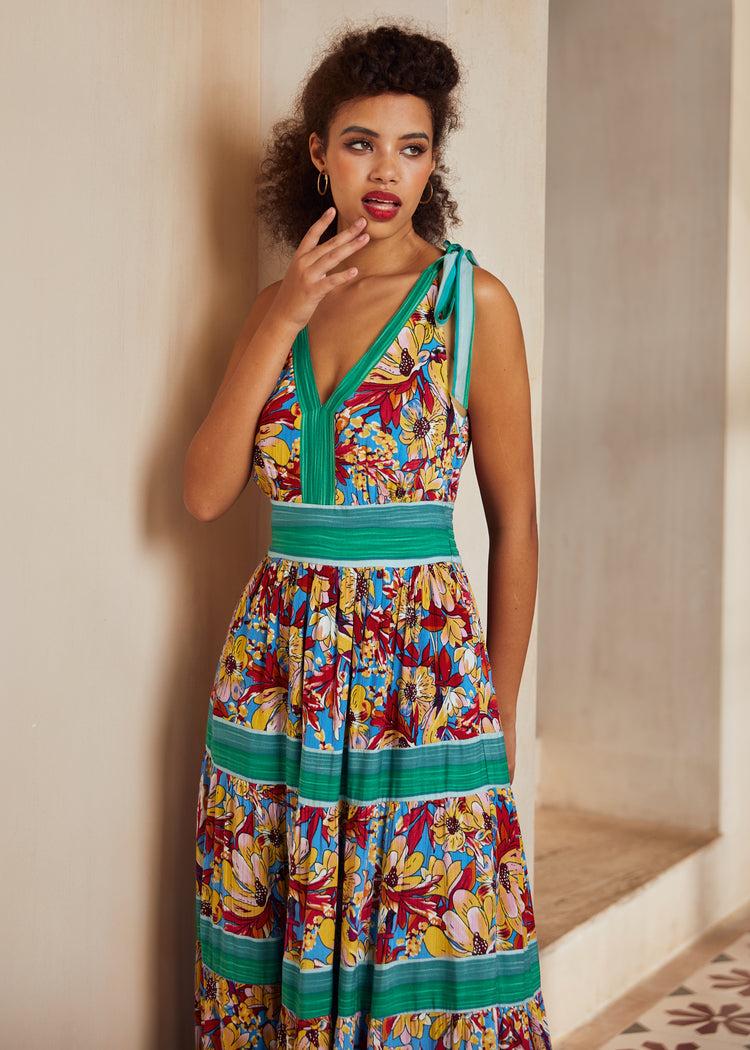 The Sunset Stroll Maxi Dress Product Image