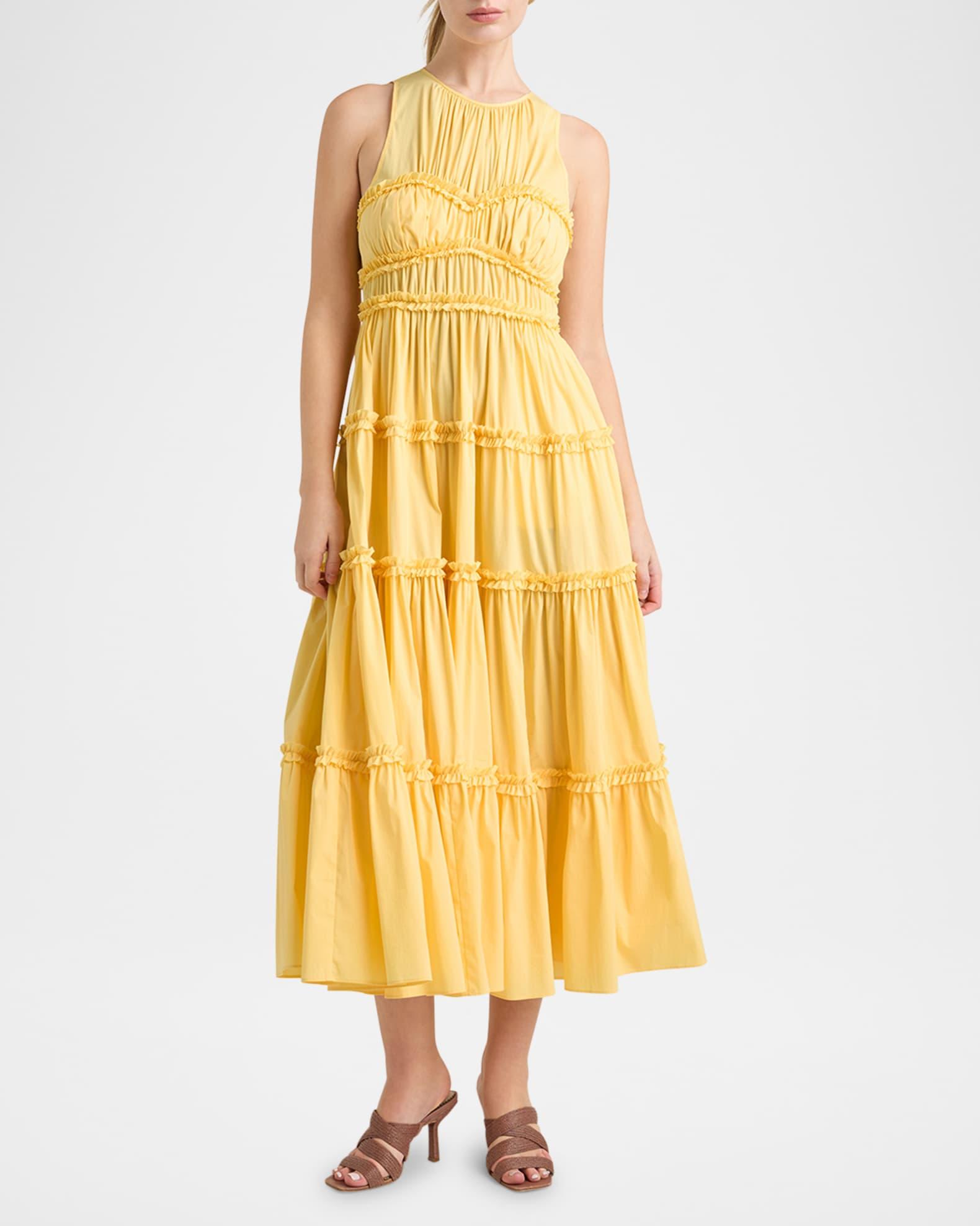 Sirrina Tiered Sleeveless Midi Dress Product Image