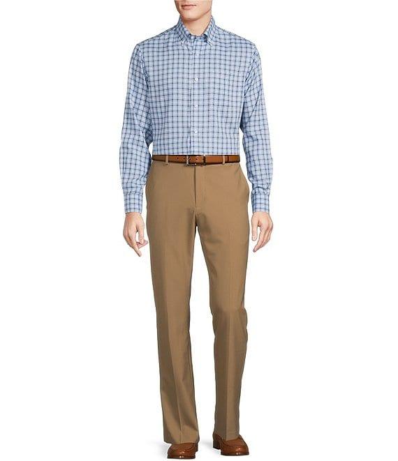 Daniel Cremieux Signature Label Non-Iron Small Plaid Long Sleeve Woven Shirt Product Image