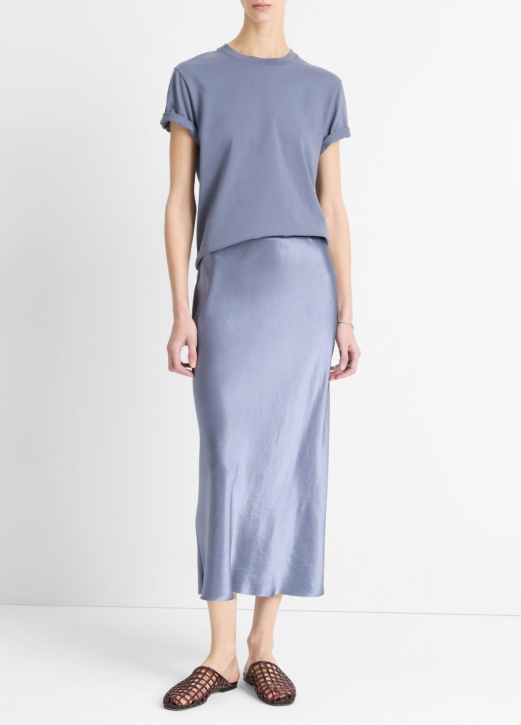 Pima Cotton Crew Neck T-Shirt Product Image