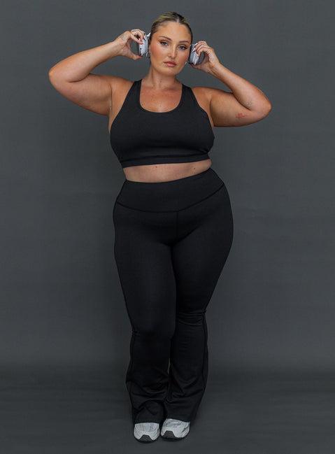 Integrity Activewear Yoga Pants Black Curve Product Image