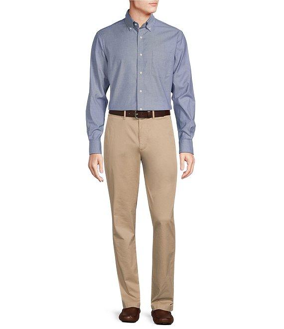 Cremieux Blue Label Solid Oxford Long Sleeve Woven Shirt Product Image