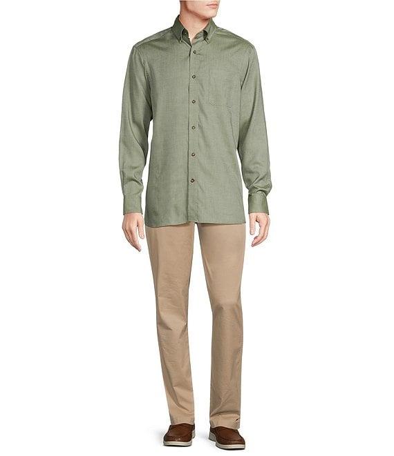 Cremieux Blue Label Solid Long Sleeve Woven Shirt Product Image