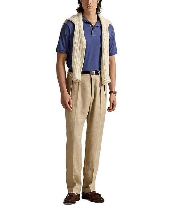 Polo Ralph Lauren Classic Fit Jersey Pocket Short Sleeve Polo Shirt Product Image