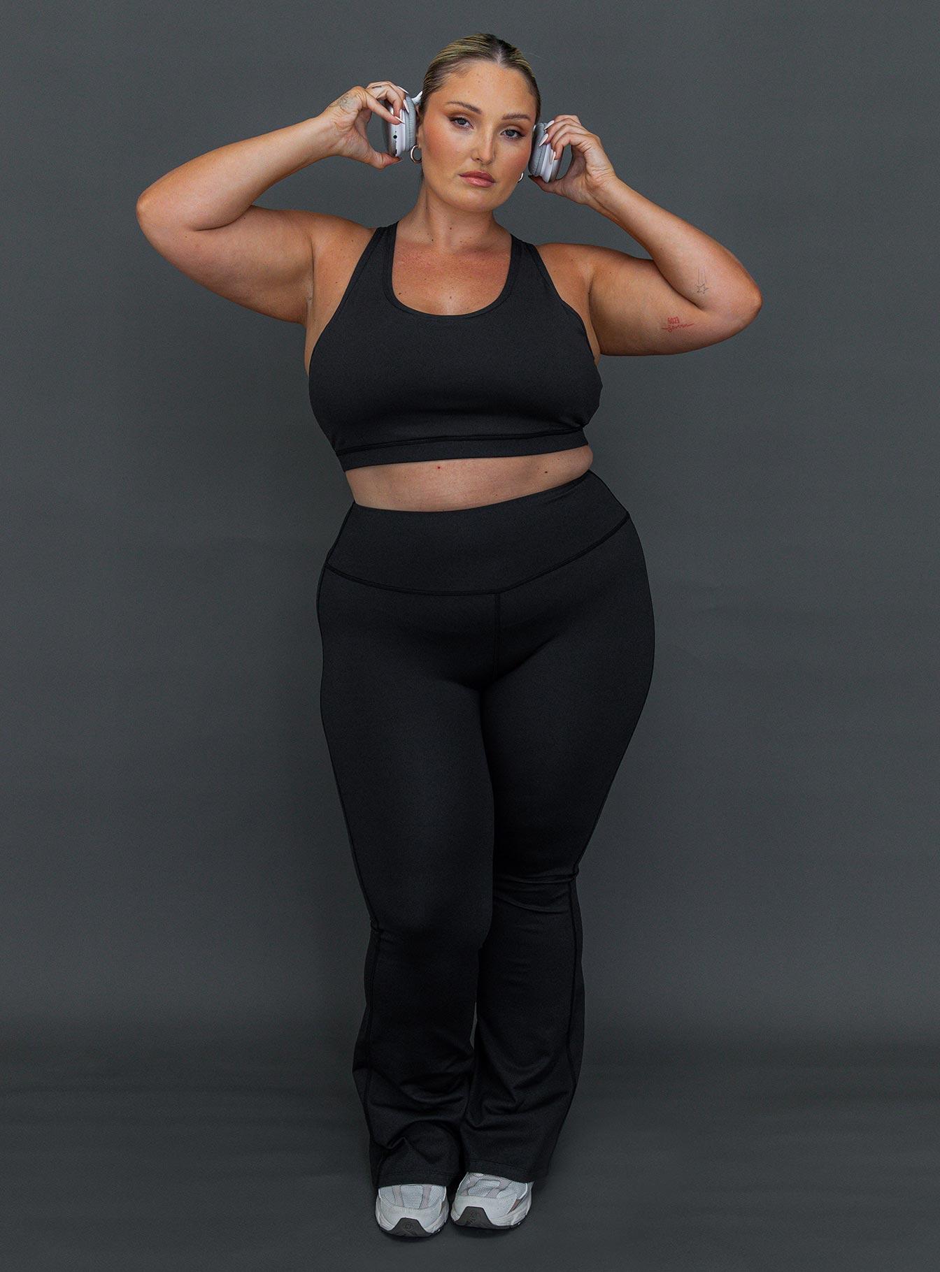 Integrity Activewear Yoga Pants Black Curve Product Image