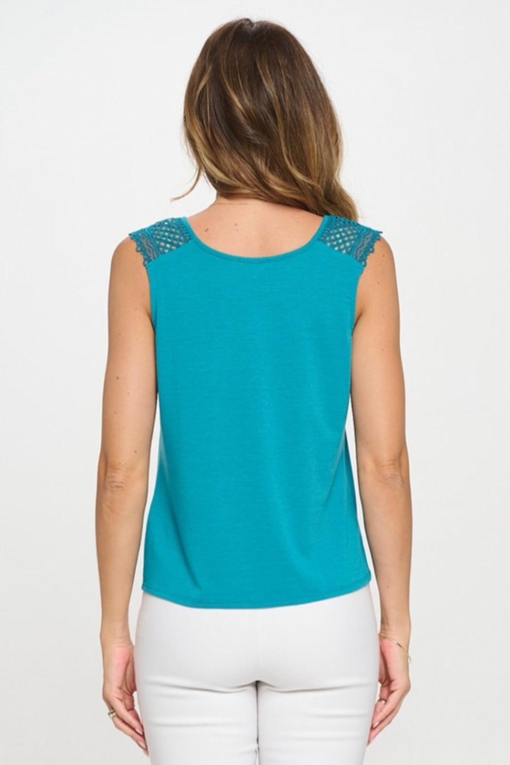 Crochet Front Tie Top Product Image