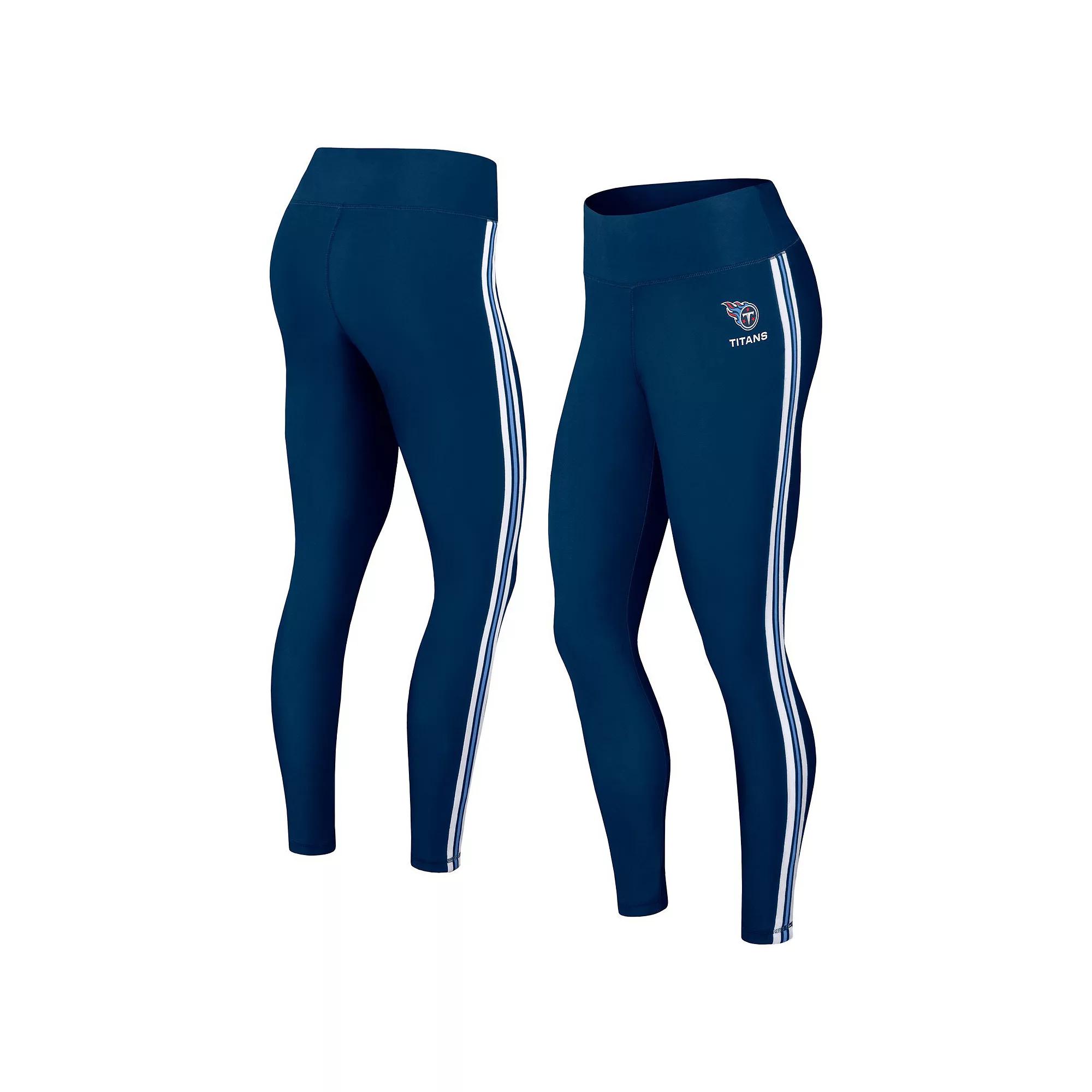 Women's WEAR by Erin Andrews Navy Tennessee Titans Color Block Leggings,  Product Image