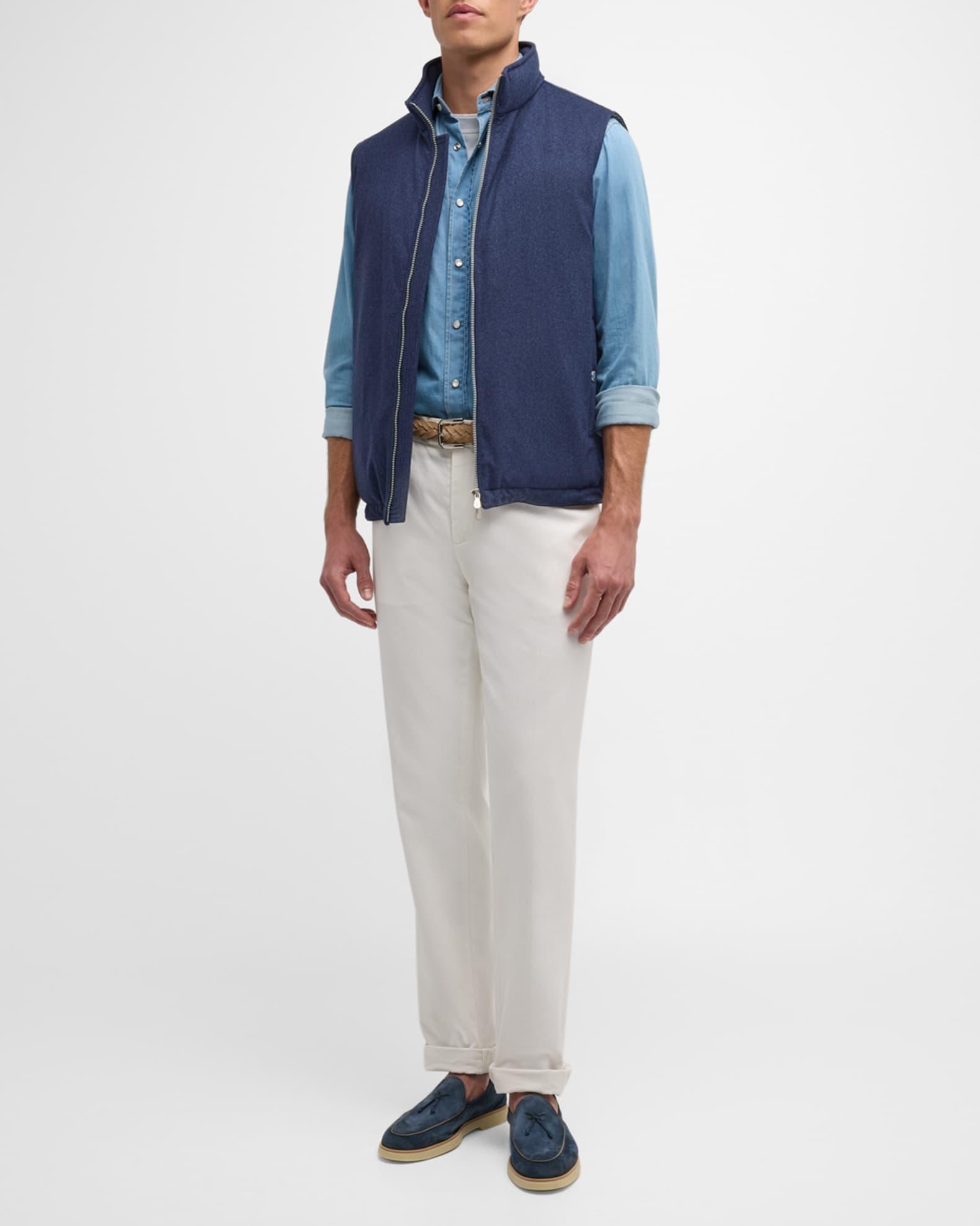 Men's Wool Padded Full-Zip Vest Product Image