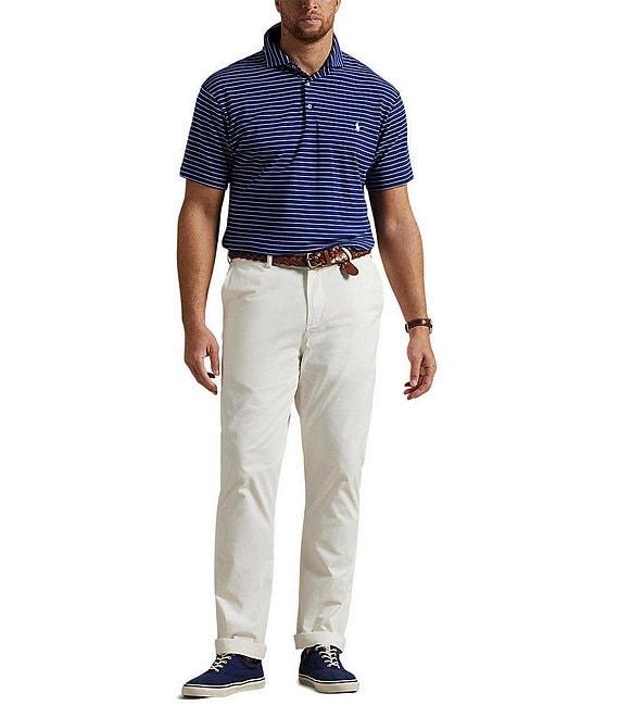 Polo Ralph Lauren Classic Fit Soft Cotton Stripe Short Sleeve Polo Shirt Product Image