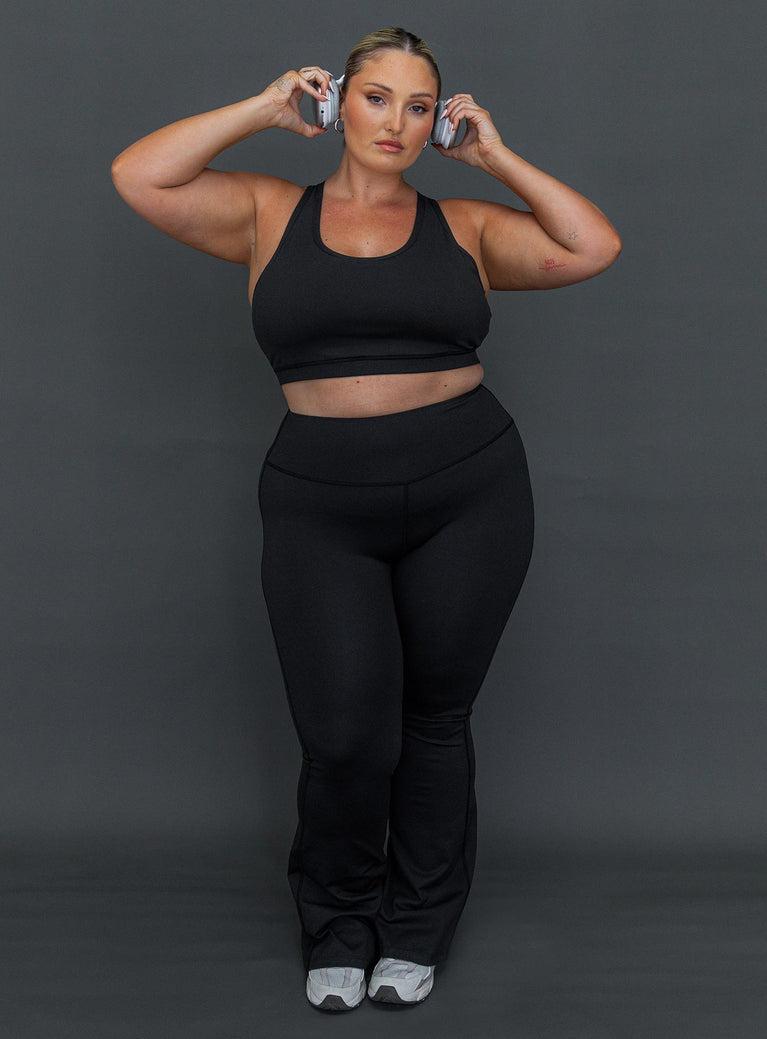 Integrity Activewear Yoga Pants Black Curve Product Image
