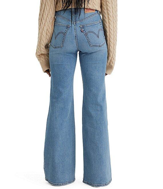 Levi's® Ribcage High Rise Distressed Flare Jeans Product Image