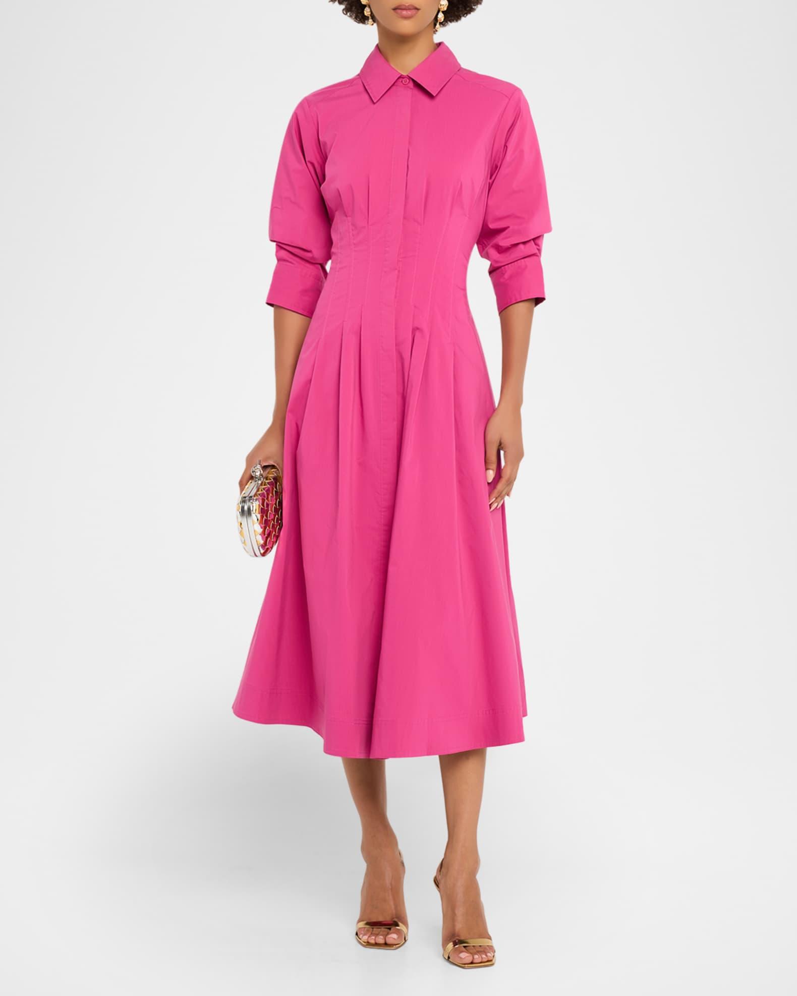 Jazz Pintuck Midi Dress Product Image