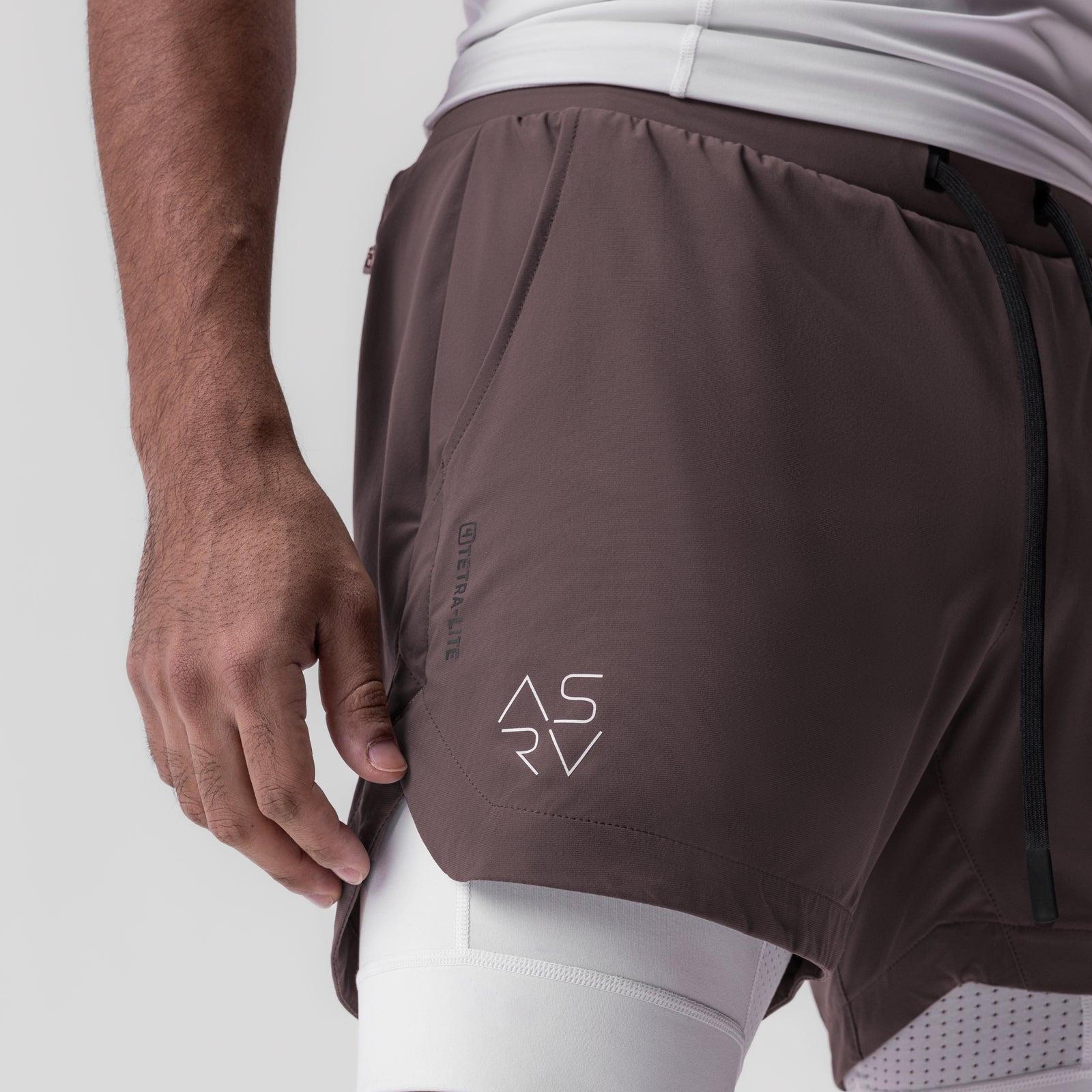 0865. Tetra-Lite® 5" Liner Short - Space Grey "Cyber"/White Male Product Image