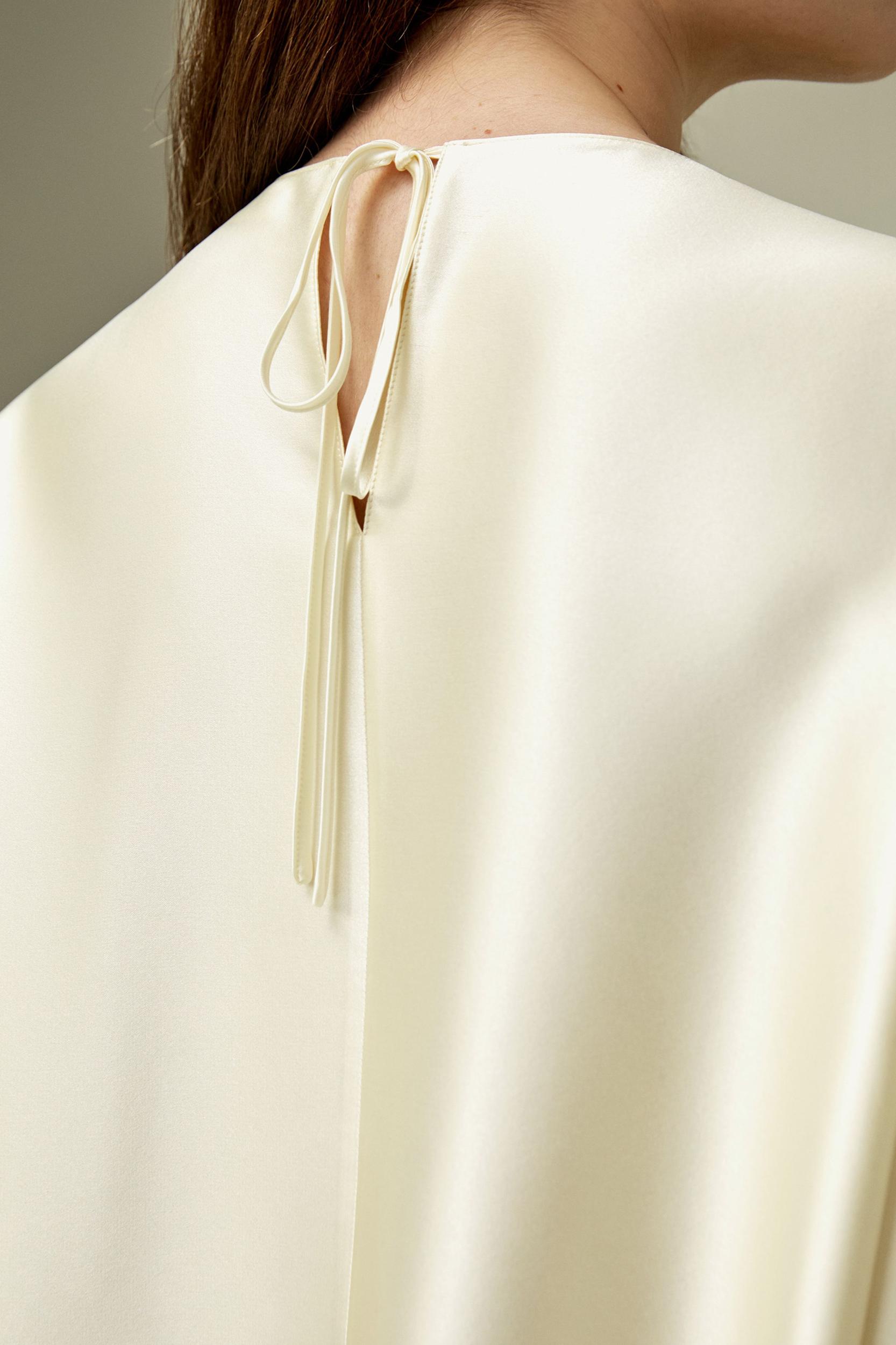 Relaxed Silk Crewneck Blouse Product Image