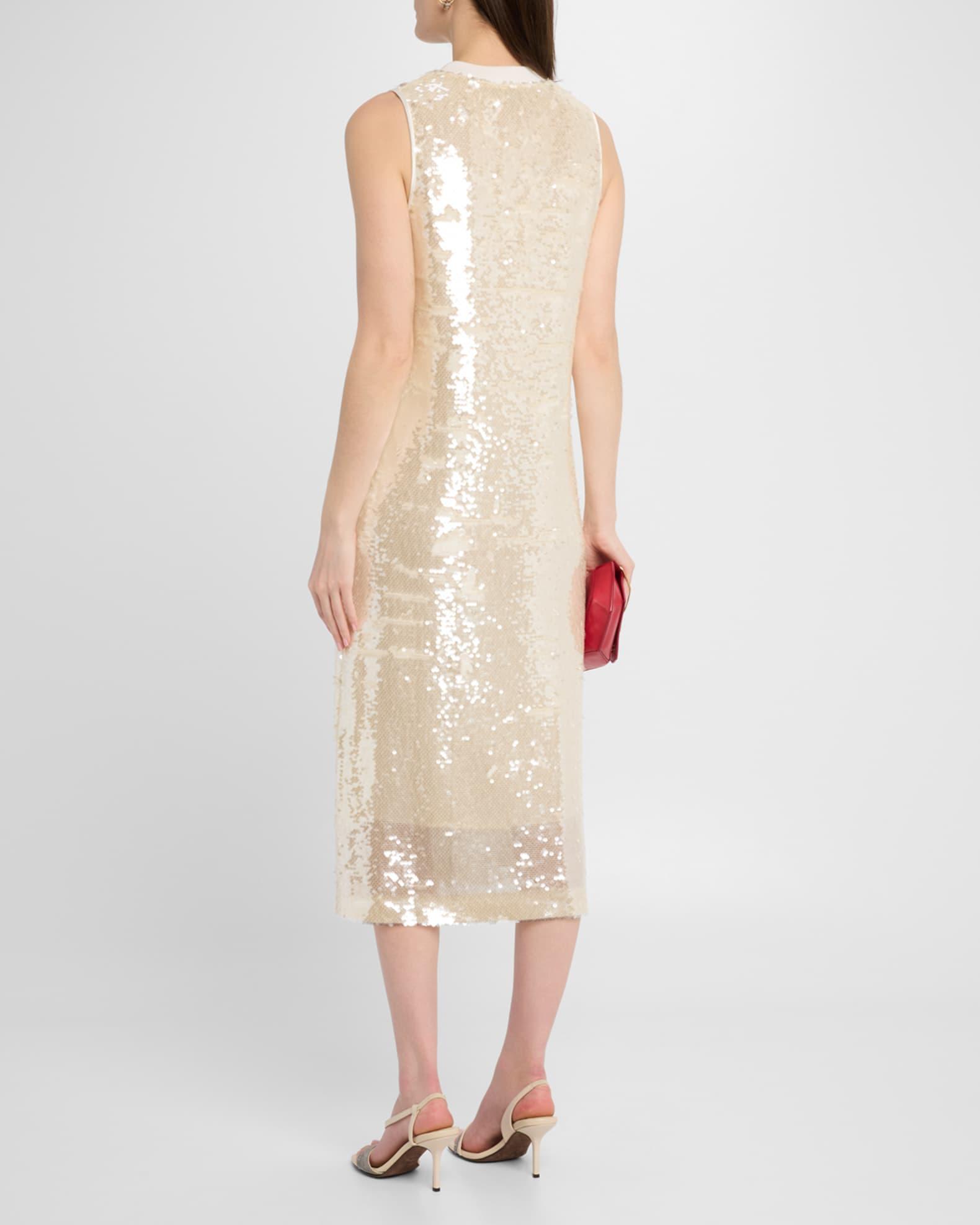 Sleeveless Sequin Midi Dress Product Image