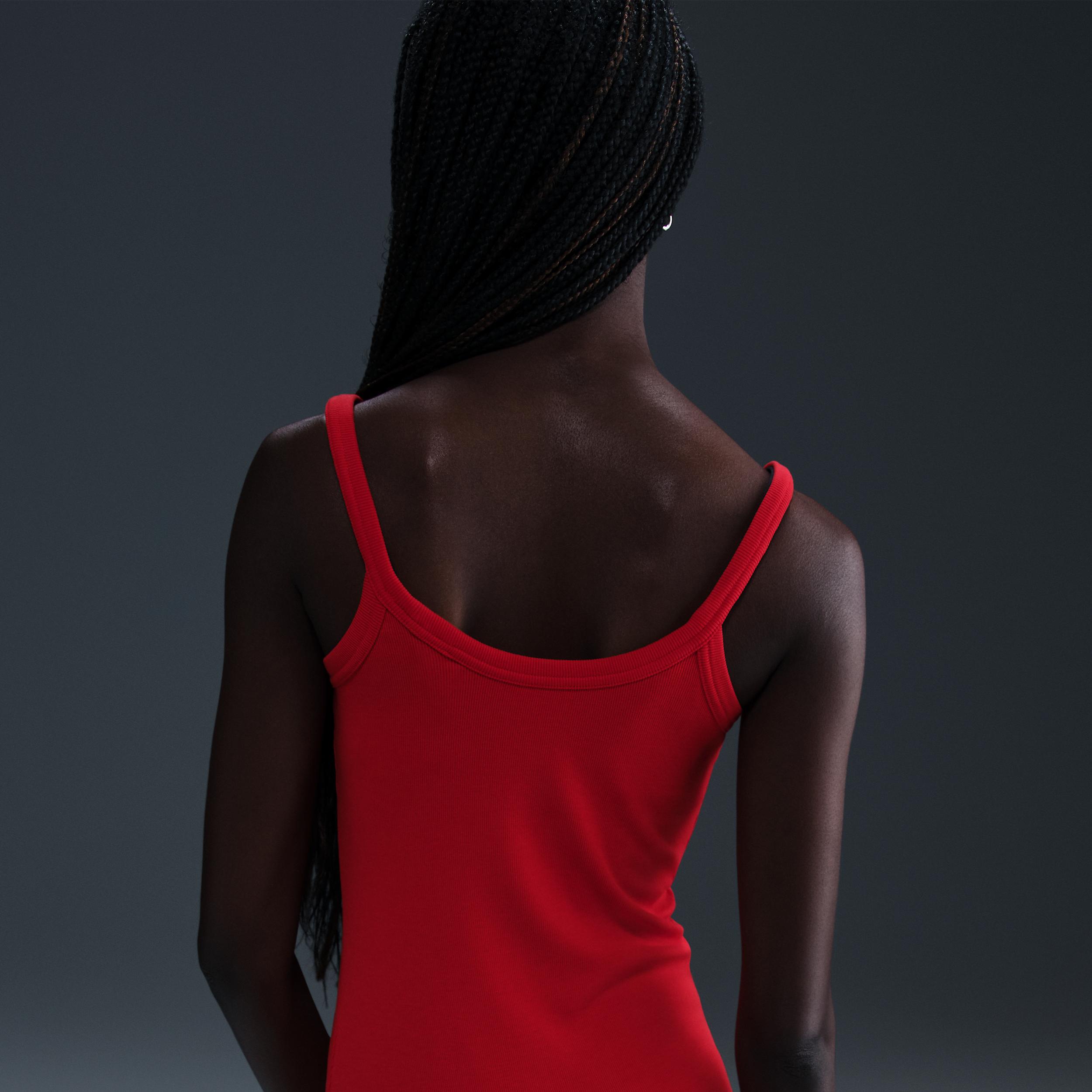 Women's Nike Sportswear Chill Knit Tight Mini-Rib Tank Top Dress Product Image