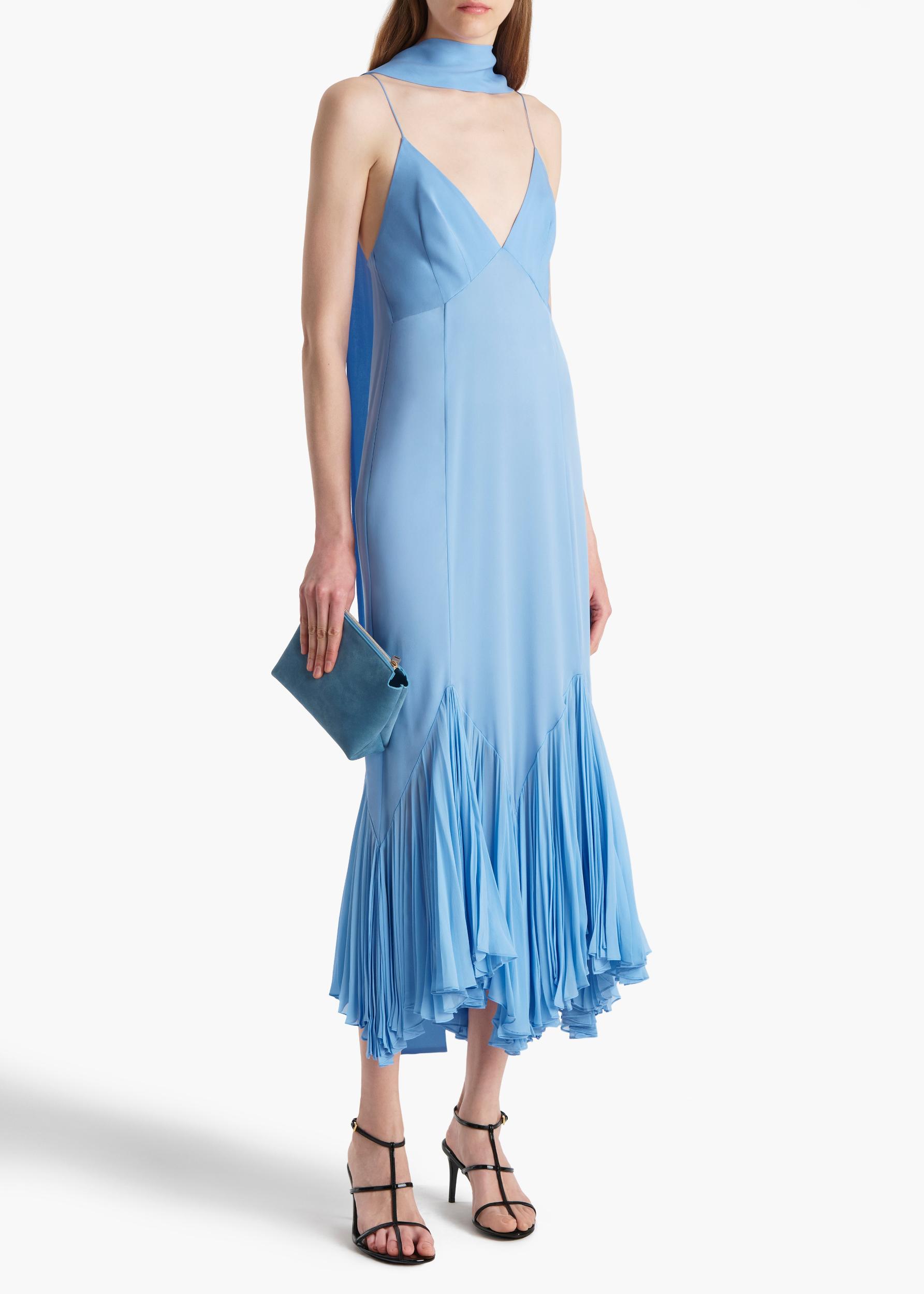 Candita Dress in Cornflower Blue Product Image