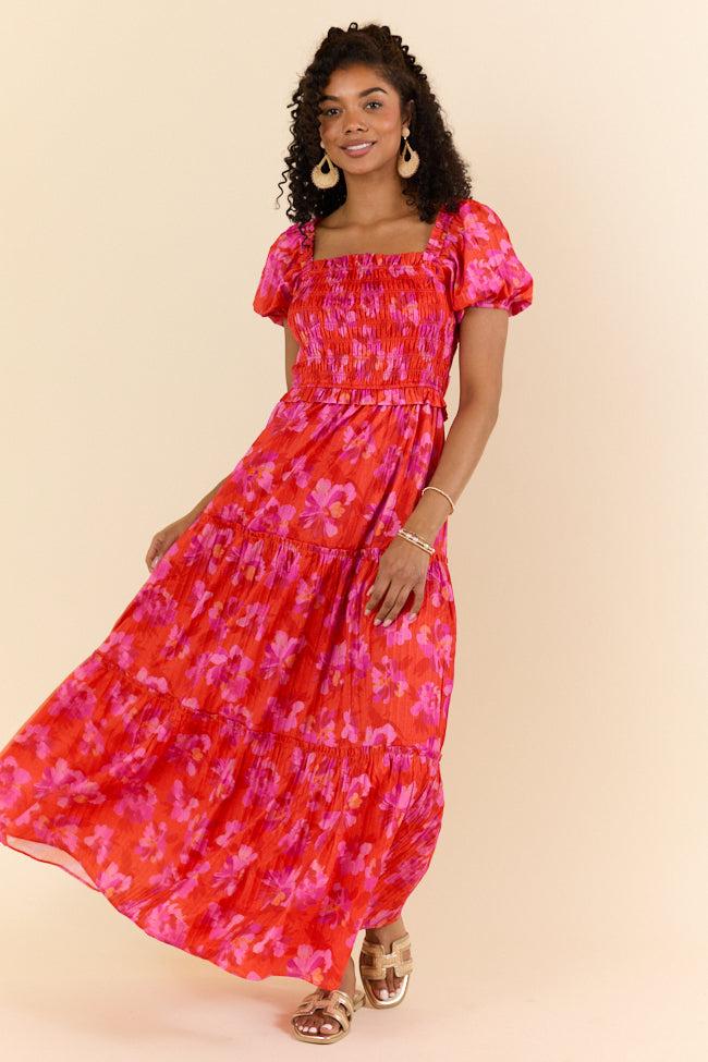 Easy To Impress Purple and Orange Maxi Dress FINAL SALE Product Image