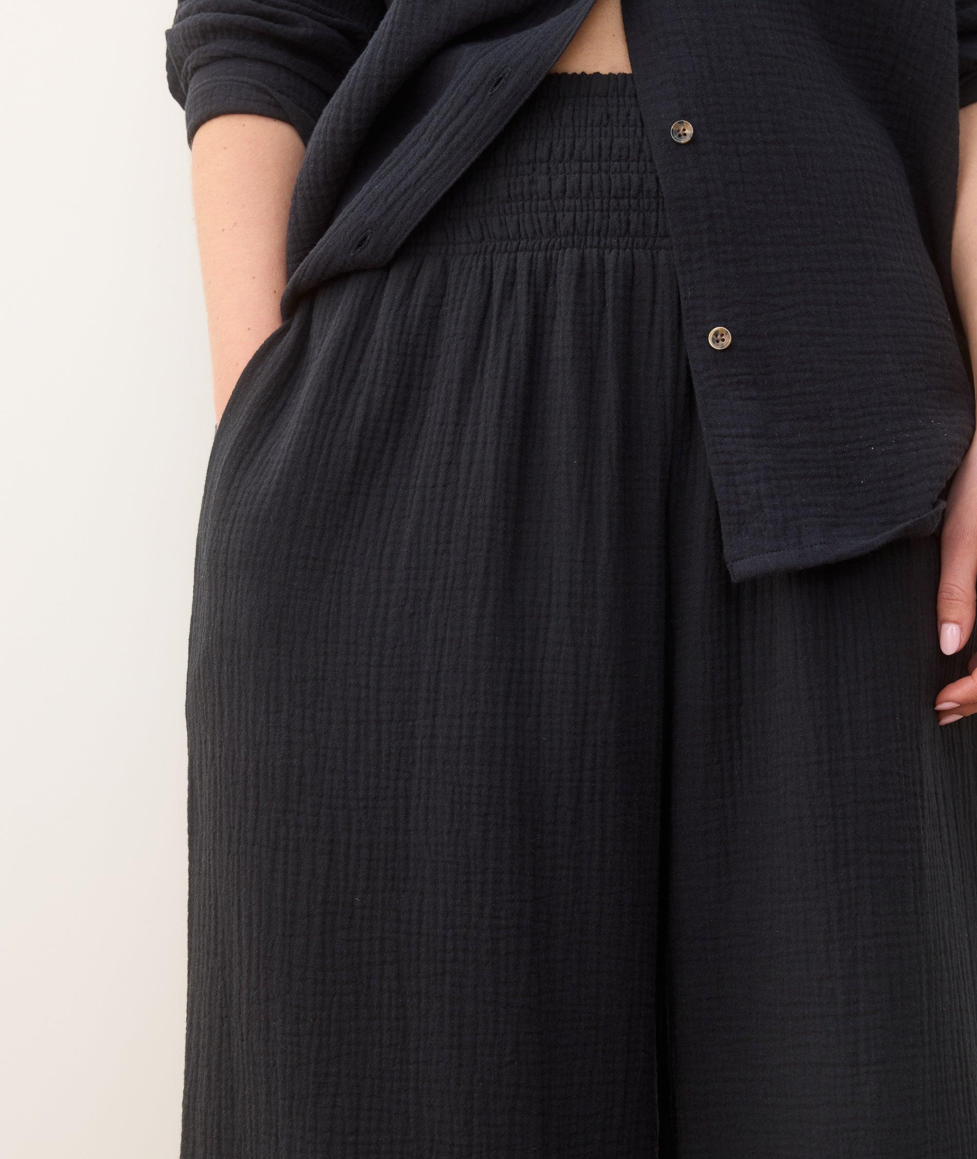 Sophia Double Cloth Palazzo Pant Product Image