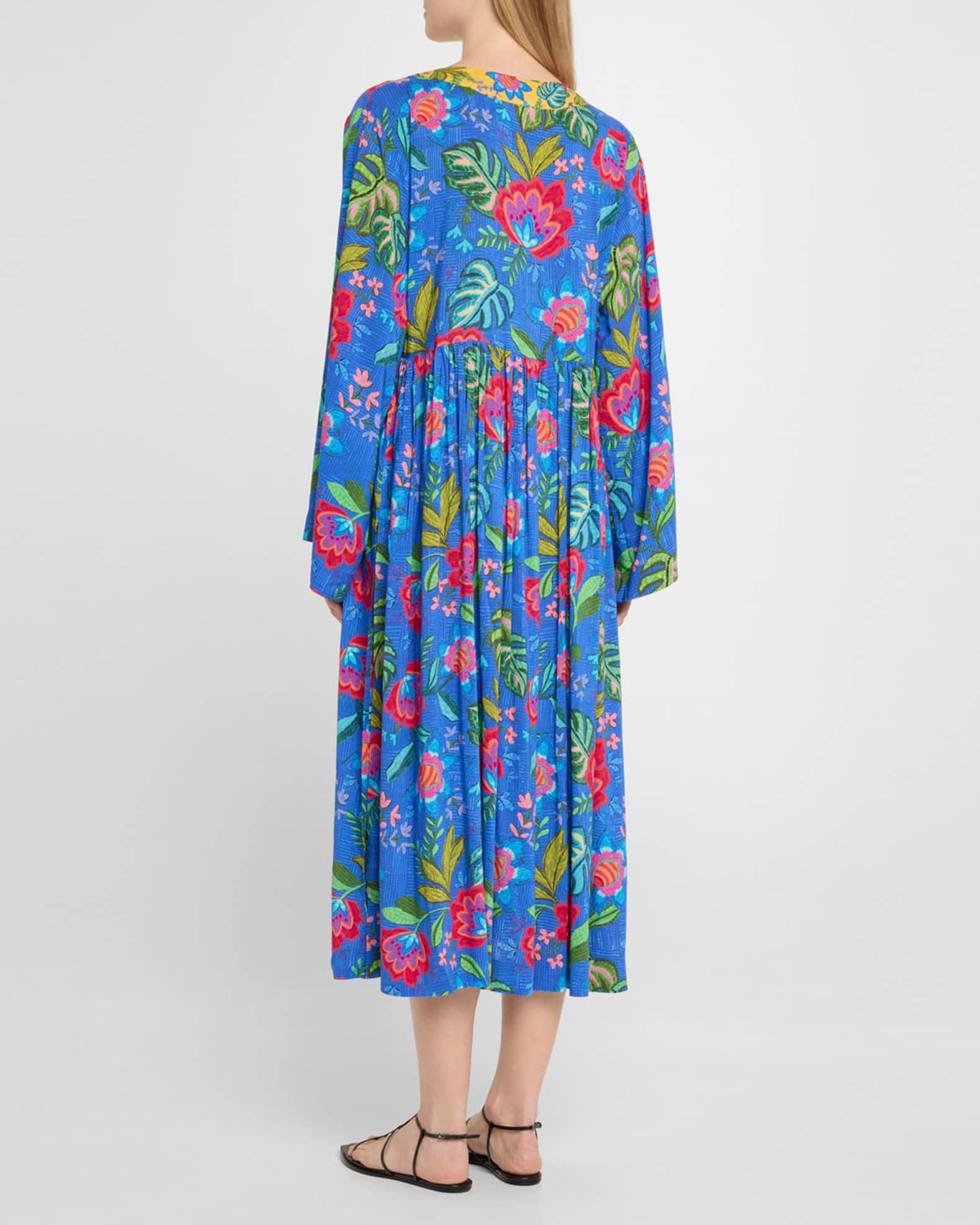 Rumba Mix Flared Maxi Kaftan Coverup Product Image