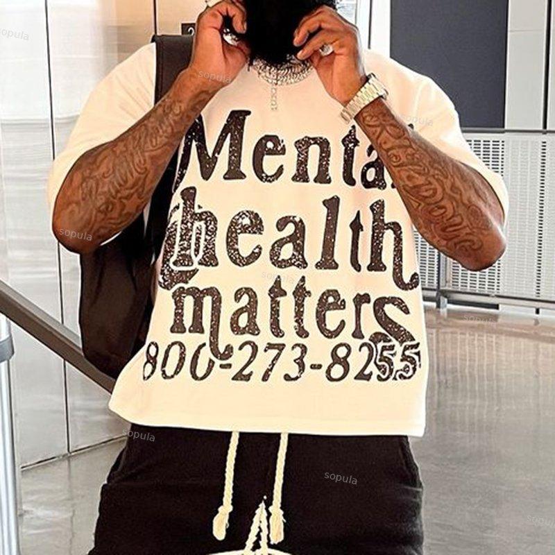 Mental Health Matters 100% Cotton T-Shirt Product Image