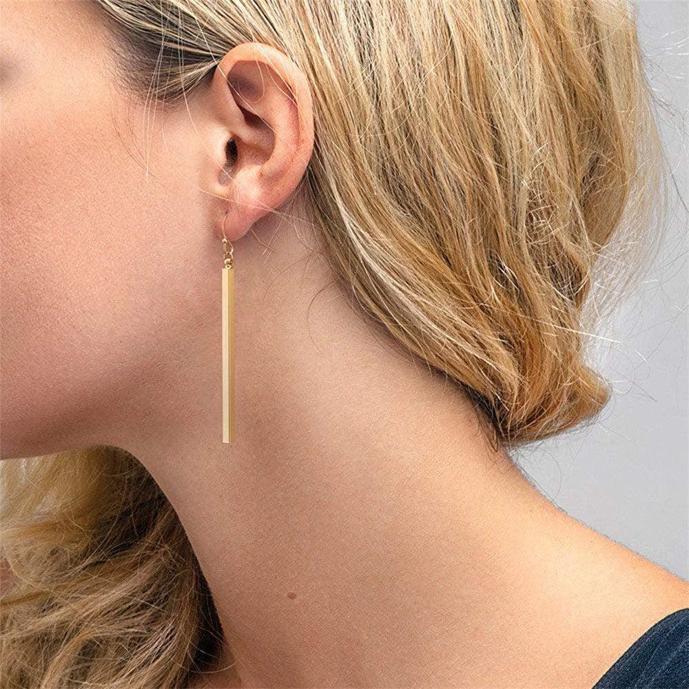Long Bar Earrings Product Image