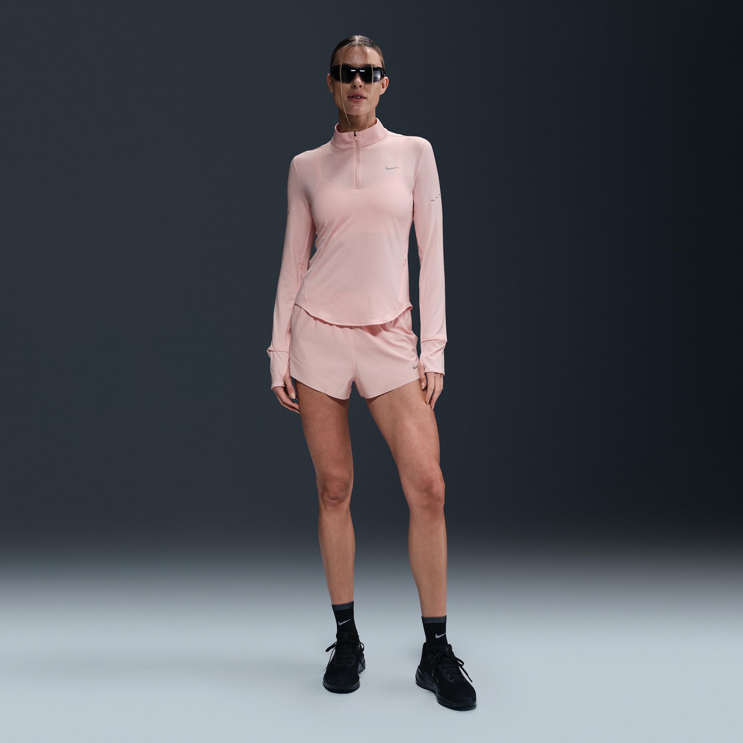 Nike Women's Swift Dri-FIT UV 1/4-Zip Running Top Product Image