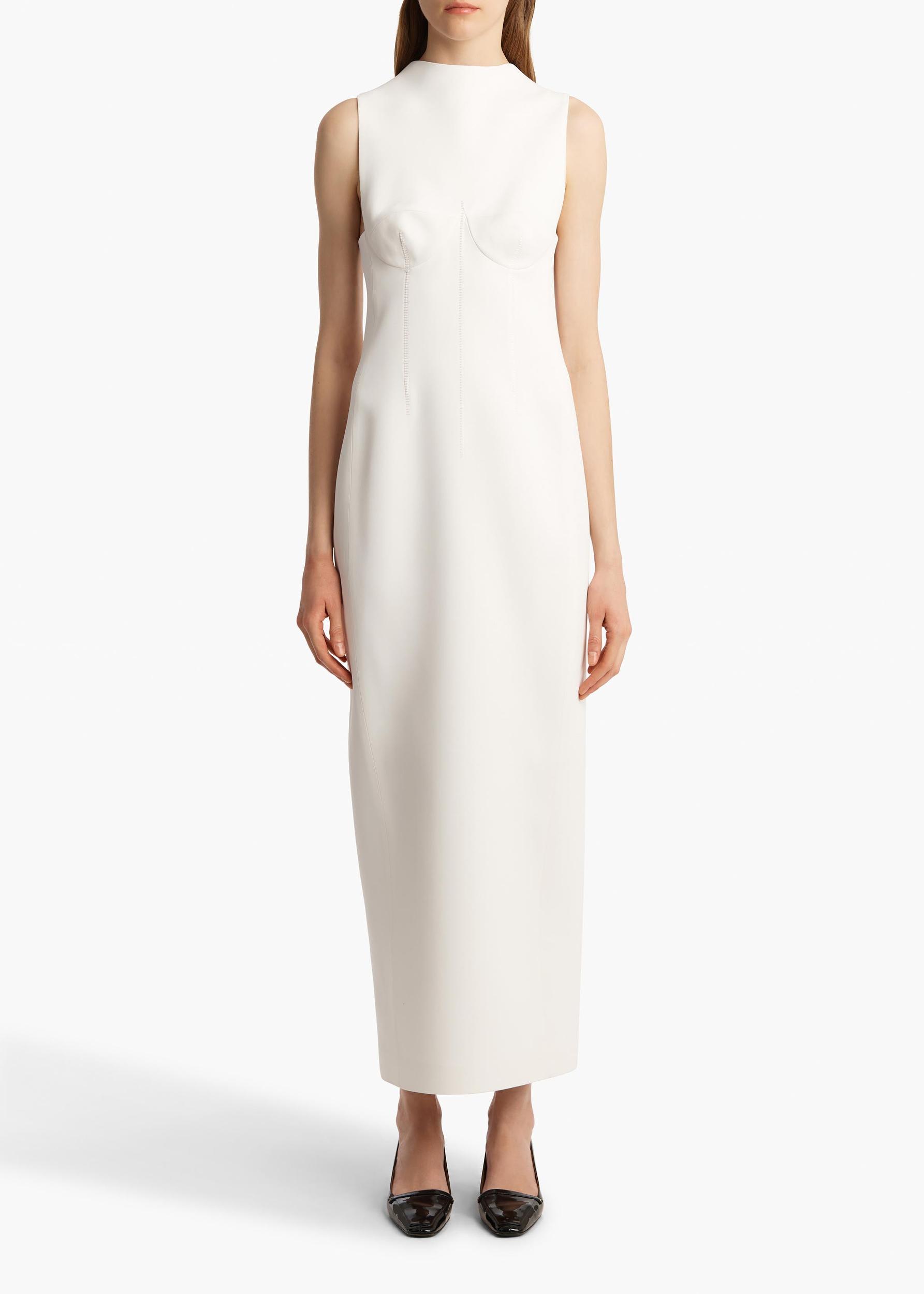 Shoshanna Dress in Chalk Product Image