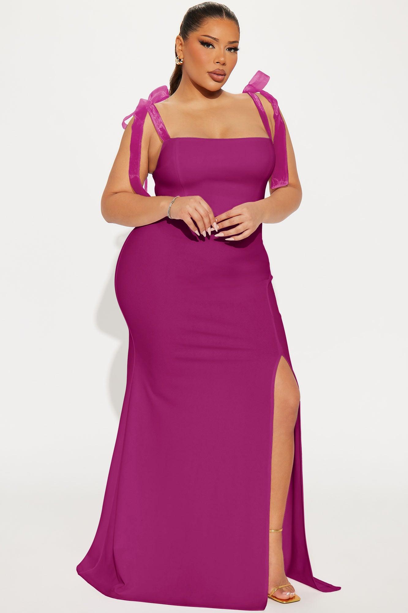 Special Events Gown - Magenta Female Product Image