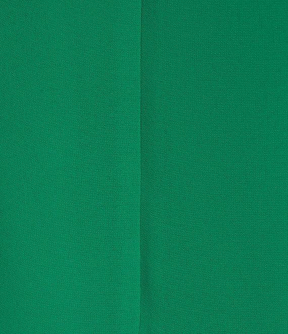 Vince Camuto Chiffon Float Ruffle Sleeveless Keyhole Crew Neck Shift Dress Product Image