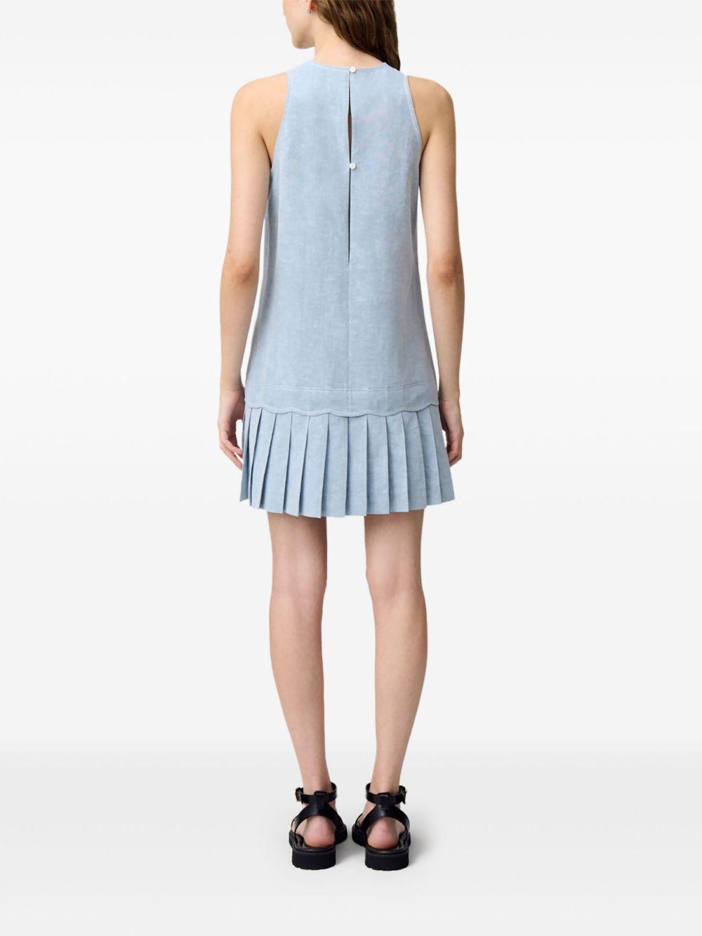 pleat-detailing mini dress Product Image