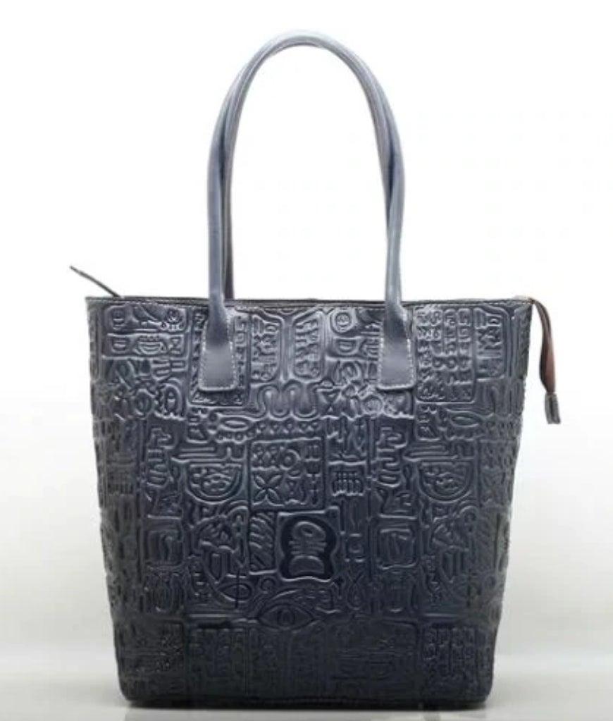 MARCIA Classic Leather Tote Product Image