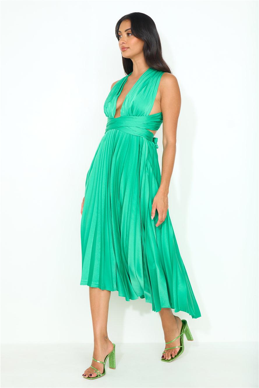 Fabulous 'Fit Midi Dress Green Product Image