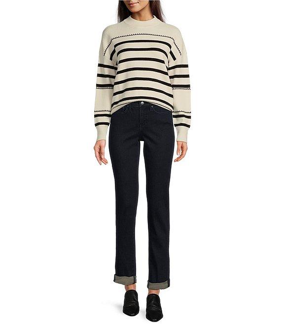 NYDJ Margot Lift Tuck® Stretch Denim Girlfriend Ankle Length Jeans Product Image