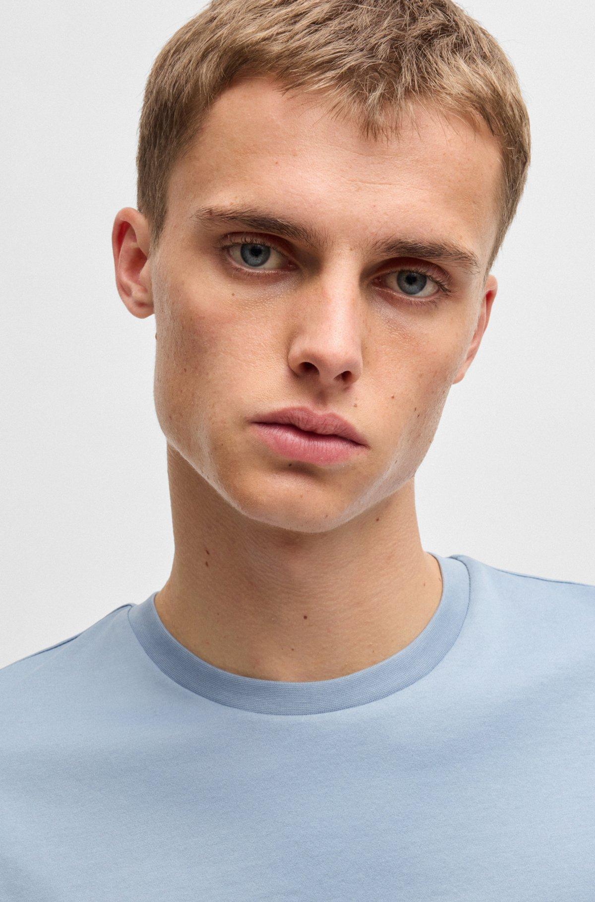 Slim-fit T-shirt with mercerized cotton Product Image
