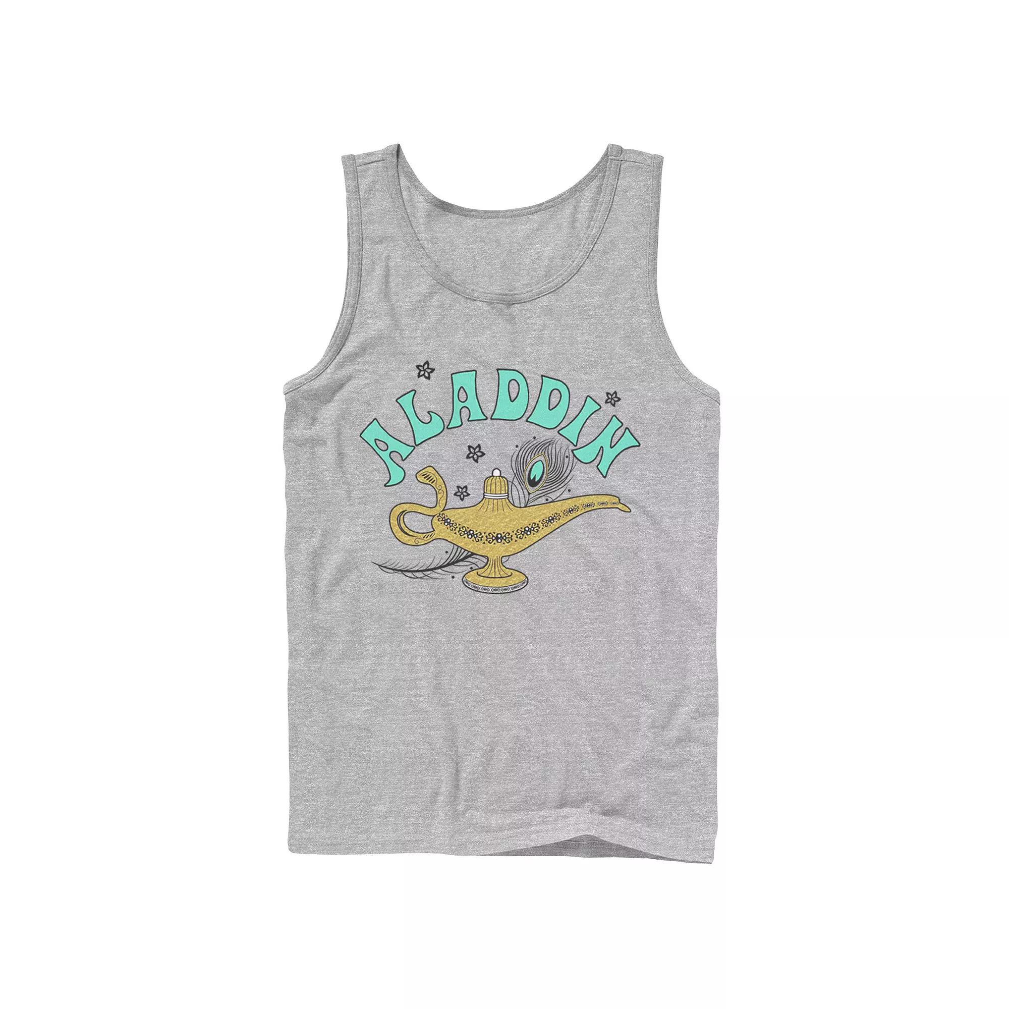 Men's Disney's Aladdin Live Action Ornate Lamp Sketch Tank Top,  Product Image