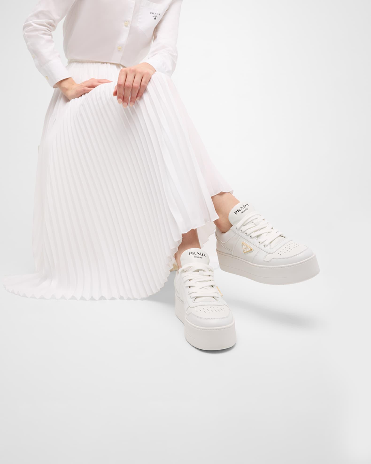 Downtown Leather Low-Top Sneakers Product Image