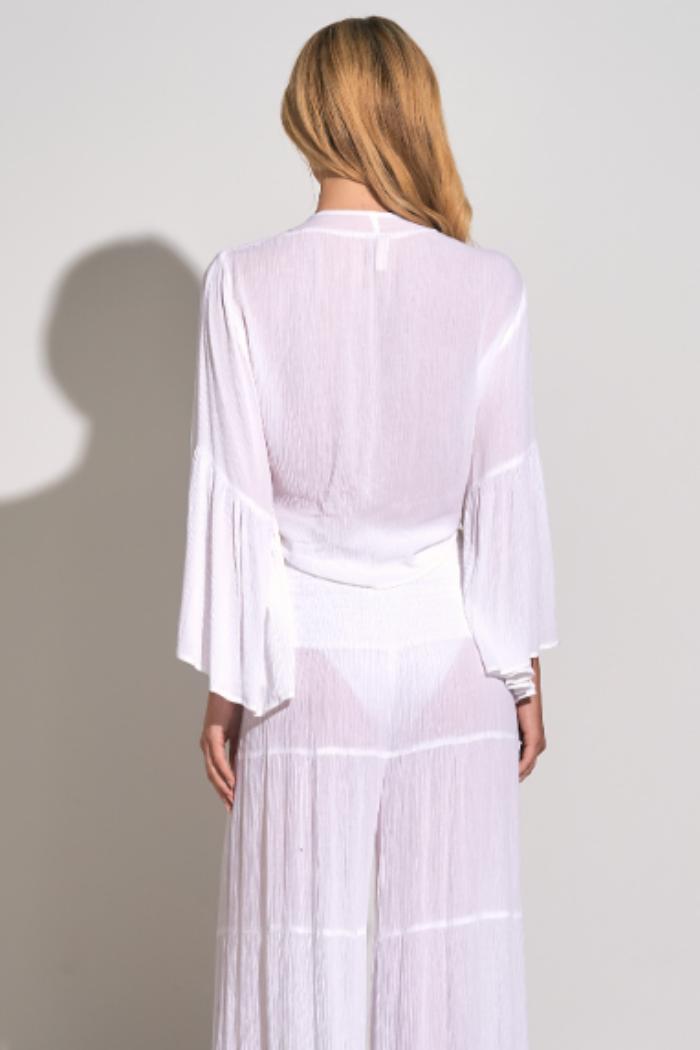 BELL SLEEVE TIE TOP Product Image